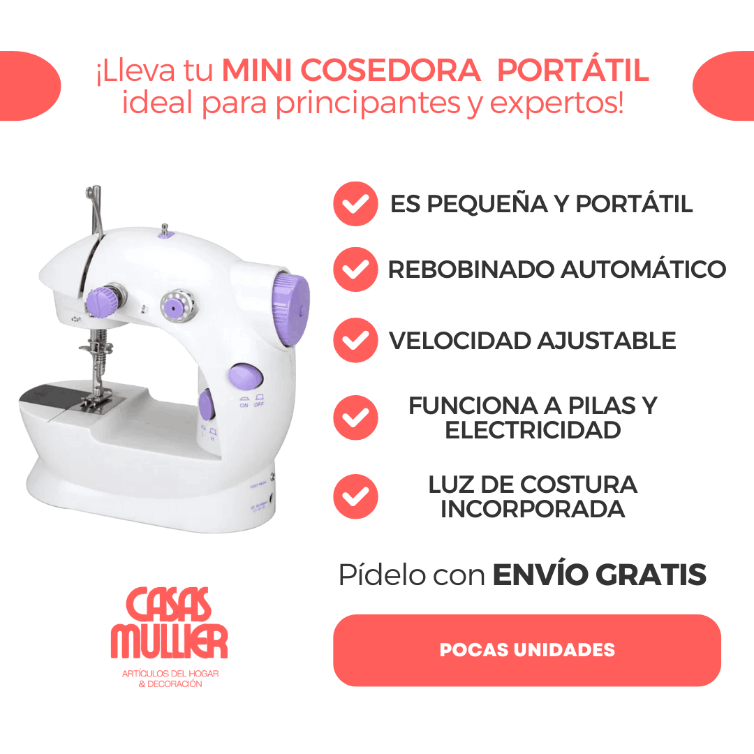 MINI MAQUINA DE COSER CON TABLERO